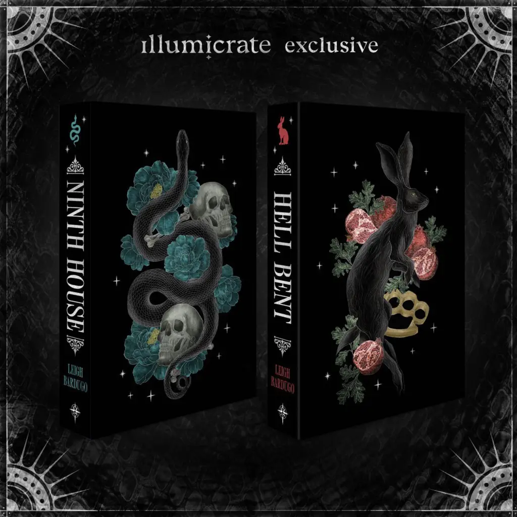 Ninth House and Hell Bent by Leigh Bardugo — Illumicrate editions